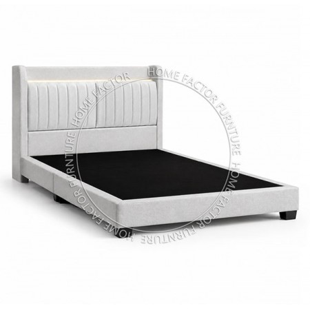 Bedframe-HF21 Headboard With Led And Storage