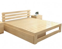 Solid wood Storage Bedframe (Pre-order)WGN-001