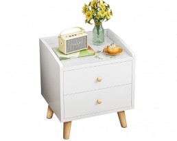 Bedside Table P130 - White
