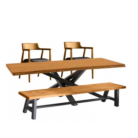 New Zealand pine solid wood tables and chairs1+1+2XW-DT011