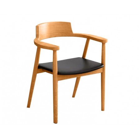 New Zealand pine wood dining  chair XW-DC-GDY
