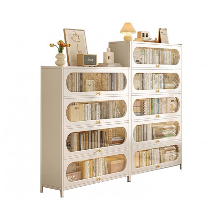 Lron Book Cabinet  (Pre-order)CA16-White