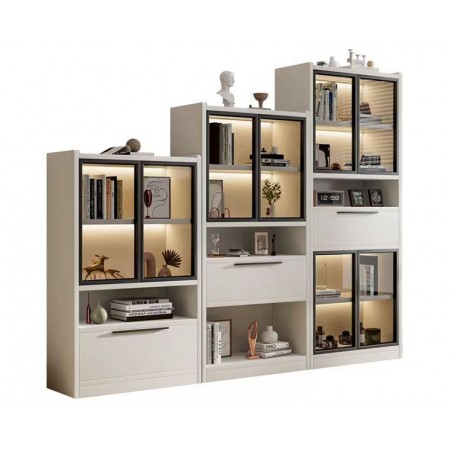Book Cabinet(Pre-Order)MZ01 White&Black