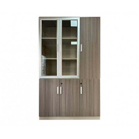 Book Cabinet  (Pre-order)-SG1226-Grey Brown