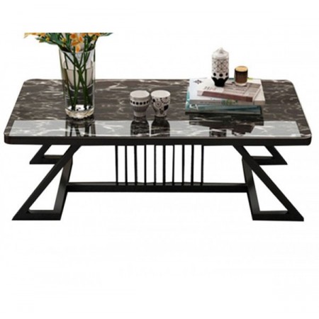 Coffee Table 001-Black Marbling