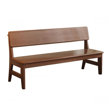 Long Dining Bench (Pre-order) CY09 Solid Wood Bench With Backrest