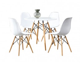 Dining Table 1+4 Type G4 -White
