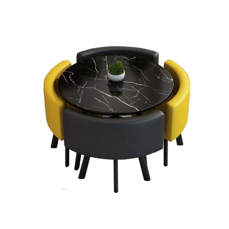 Meeting Table Set 1+4 (Pre-order) 000629