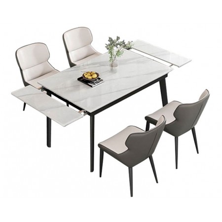 Extendable Dining Table 1+4 Type 697(Sintered Stone)