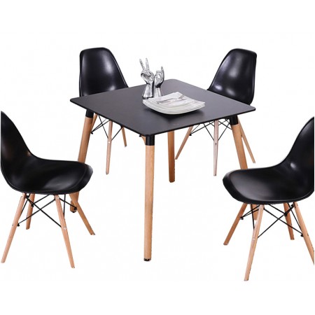 Dining Table 1+4 Type G1-Black