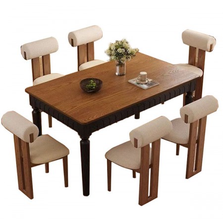 Rectangle Dining Table (Pre-order)Type L85 Hippopotamus chair
