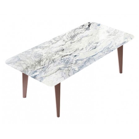 Super Crystal Stone Dining Table 709-Moran purple leg