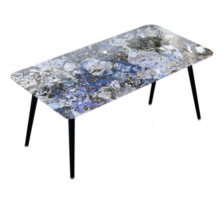 Super Crystal Stone Dining Table -SN094(Glossy)