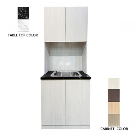 With 1Sink Kitchen Cabinet +TOP-2Doors 8323/8881/9701/9692