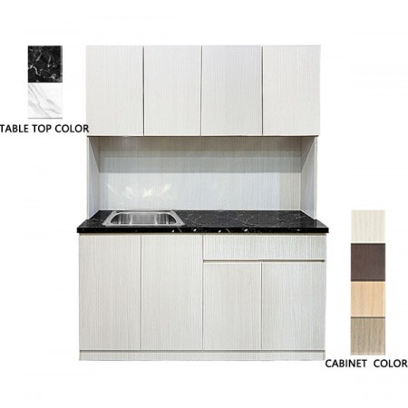 With 1Sink Kitchen Cabinet +TOP -4Doors 8323/8881/9701/9692