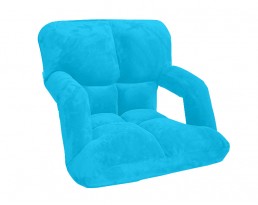 Lazy Sofa Floor Chair Type C【Blue Brown】