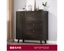 (Pre-order) Multifunction Cabinet DG0014 80cm - Dark Brown