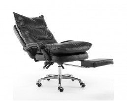 Office Chair 801 with legrest - Black