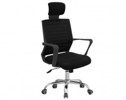 Office Chair 880- Black Frame Black Mesh