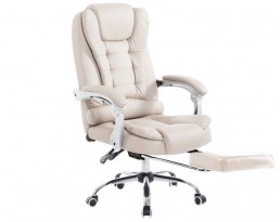 Boss Chair with Leg Rest - Beige