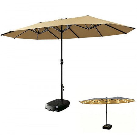 Outdoor Umbrella(Pre-order)  Type HWS02 With Solar Panel