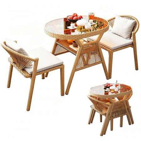 Outdoor Table Chair Set 2+1 (Pre-Order) Type HWZ17 A