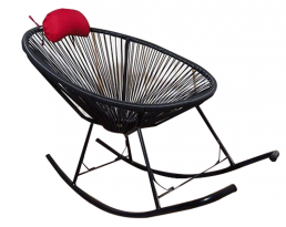 Outdoor Rocking Chair - Black