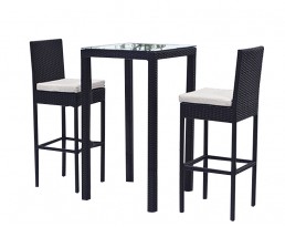 Outdoor Bar Table Set 902 - Black