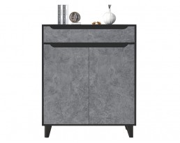 Shoe Cabinet A10705 80cm - Black and Grey