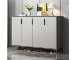 Shoe Cabinet B216 140cm - Grey