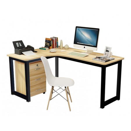 Study Table 546 Left Side - Black Leg
