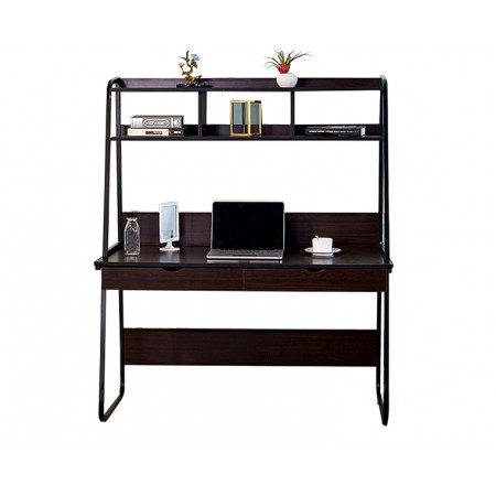 Jab Study Table - Dark Brown