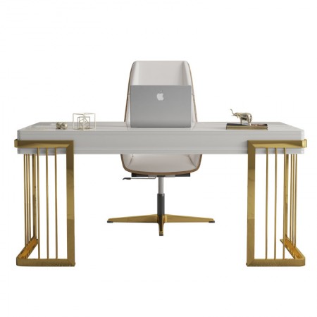 Study Table (Pre-order)SZ001-White&Golden
