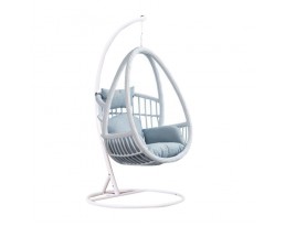 Swing Chair S118 - White with White Stand