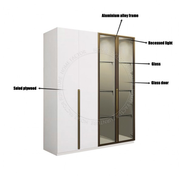 Open door Wardrobe