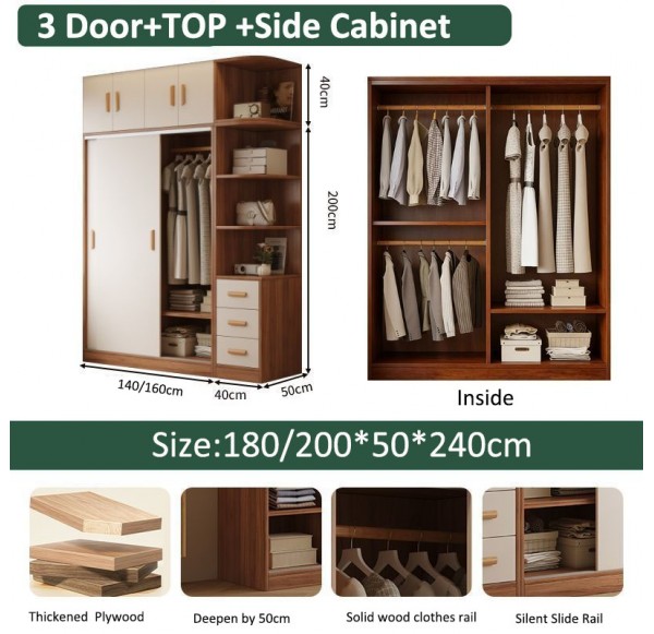 Open door Wardrobe