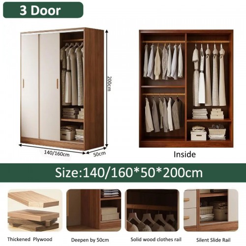 Open door Wardrobe