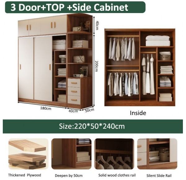 Open door Wardrobe
