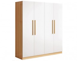 Wardrobe -YG1020-White&Light wooden