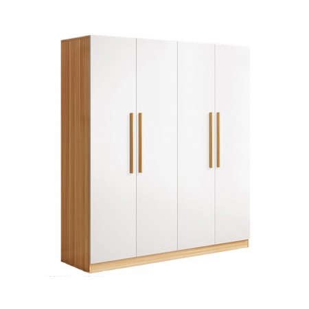 Wardrobe -YG1020-White&Light wooden