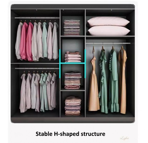 Open door Wardrobe