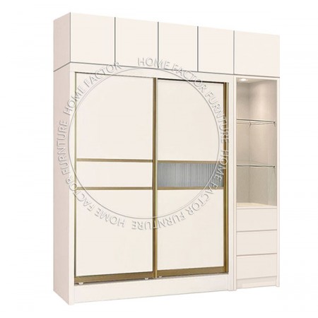 Sliding Door Wardrobe Champagne C3