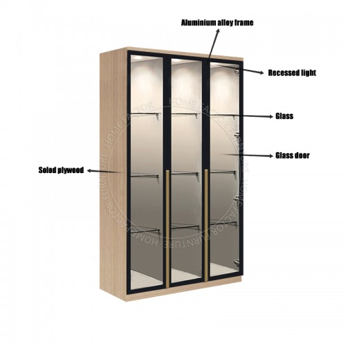 Open door Wardrobe