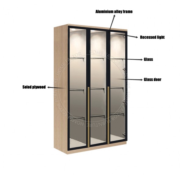 Open door Wardrobe