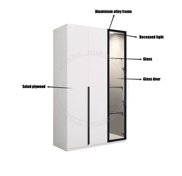 Open door Wardrobe