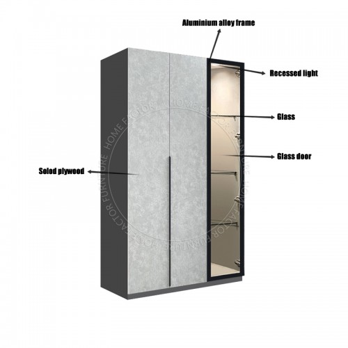Open door Wardrobe