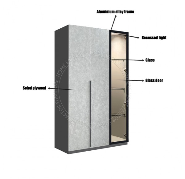 Open door Wardrobe