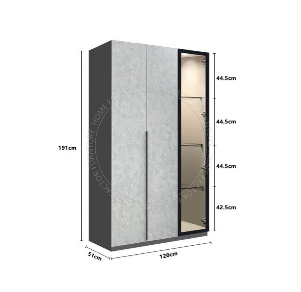 Open door Wardrobe