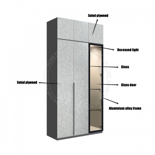 Open door Wardrobe