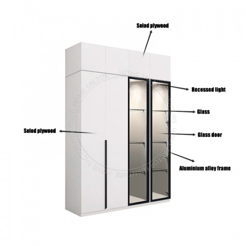 Open door Wardrobe
